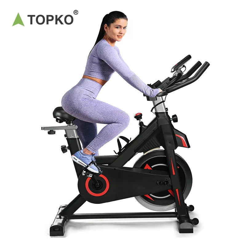 Indoor Silent Spin Bike with magnetic resistance and LCD display