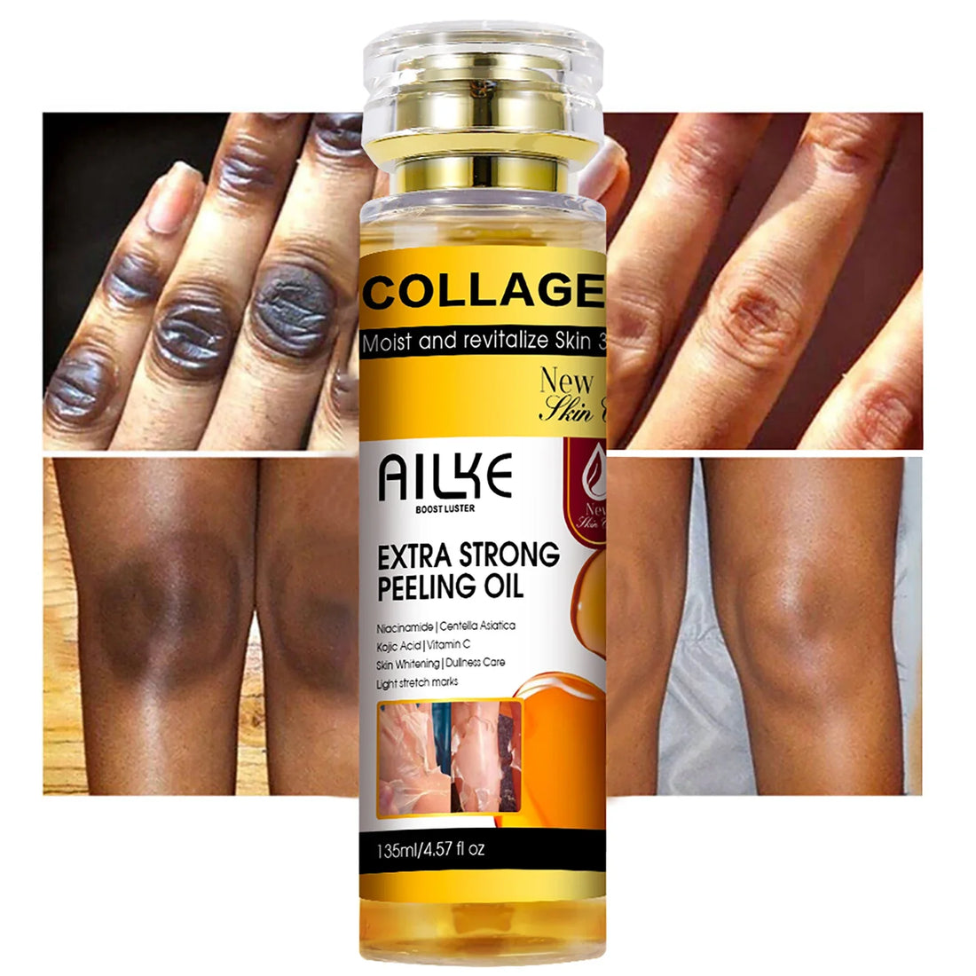AILKE Collagen Yellow Peeling Oil Review: The Secret to Smoother, Brighter Skin