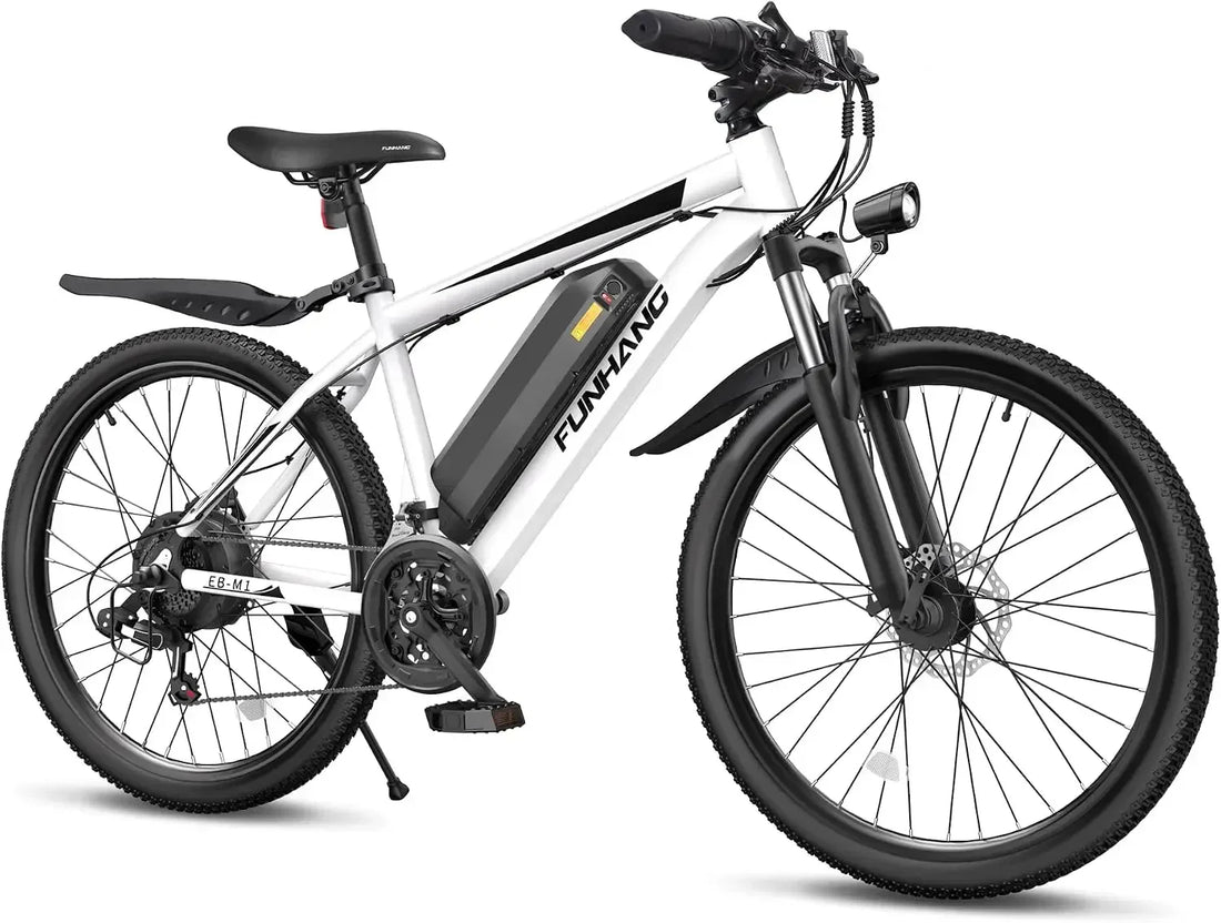 Electric mountain bike for adults 48V 1000W peak brushless motor with front suspension and dual disc brakes