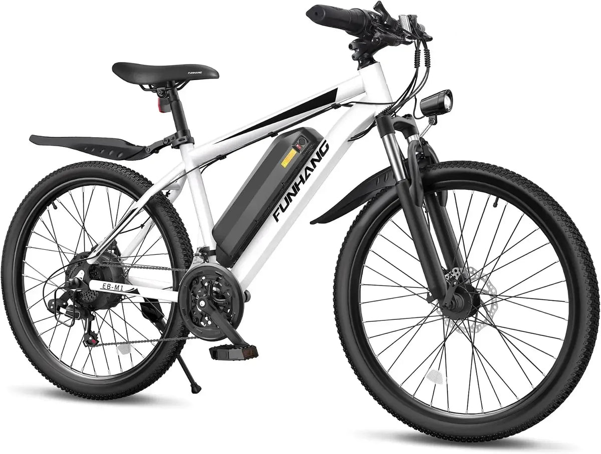 Electric mountain bike for adults 48V 1000W peak brushless motor with front suspension and dual disc brakes