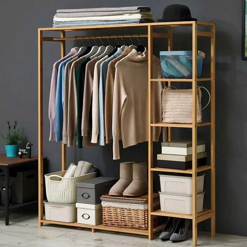 The Bamboo Garment Rack That's Quietly Transforming Bedrooms Everywhere