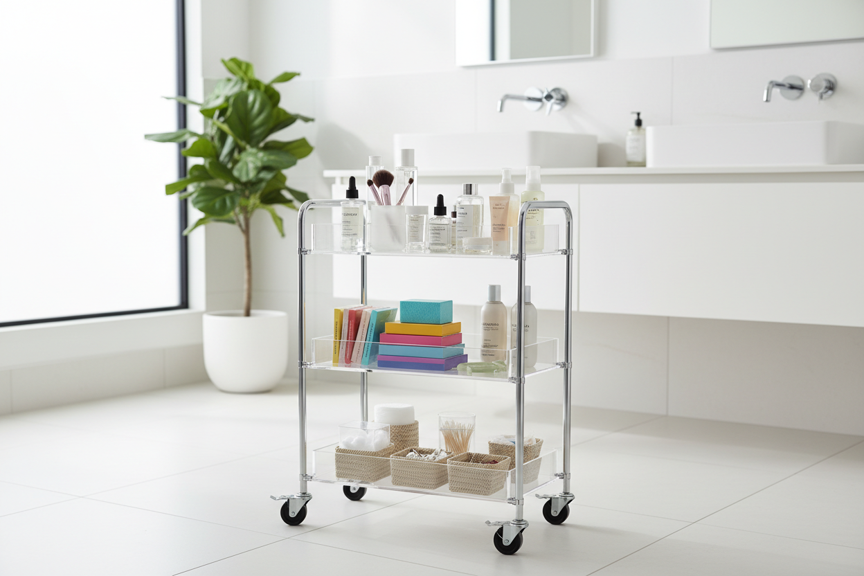 The Rolling Storage Cart That Organizes Every Room in Your Home