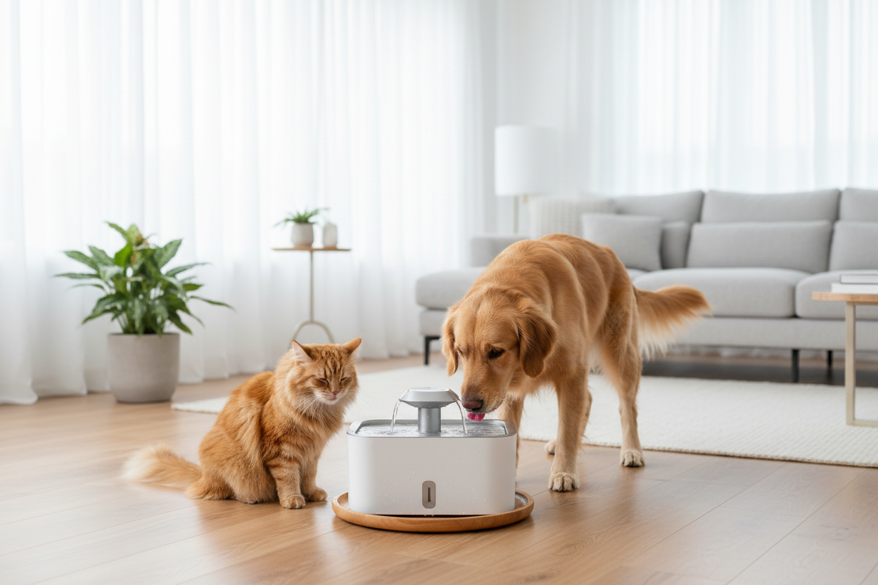 Never Worry About Your Pet's Water Again — The Smart Fountain Every Pet Owner Needs