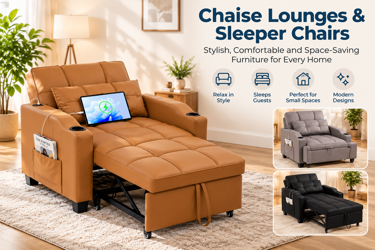 Chaise Lounges, Recliners & Sleeper Chairs