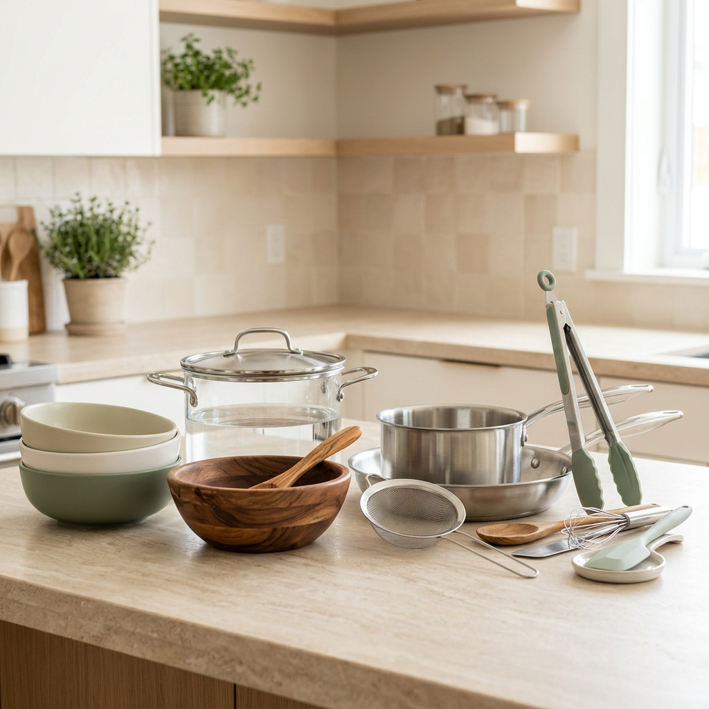 Bowls, Pots, Pans & Utensils