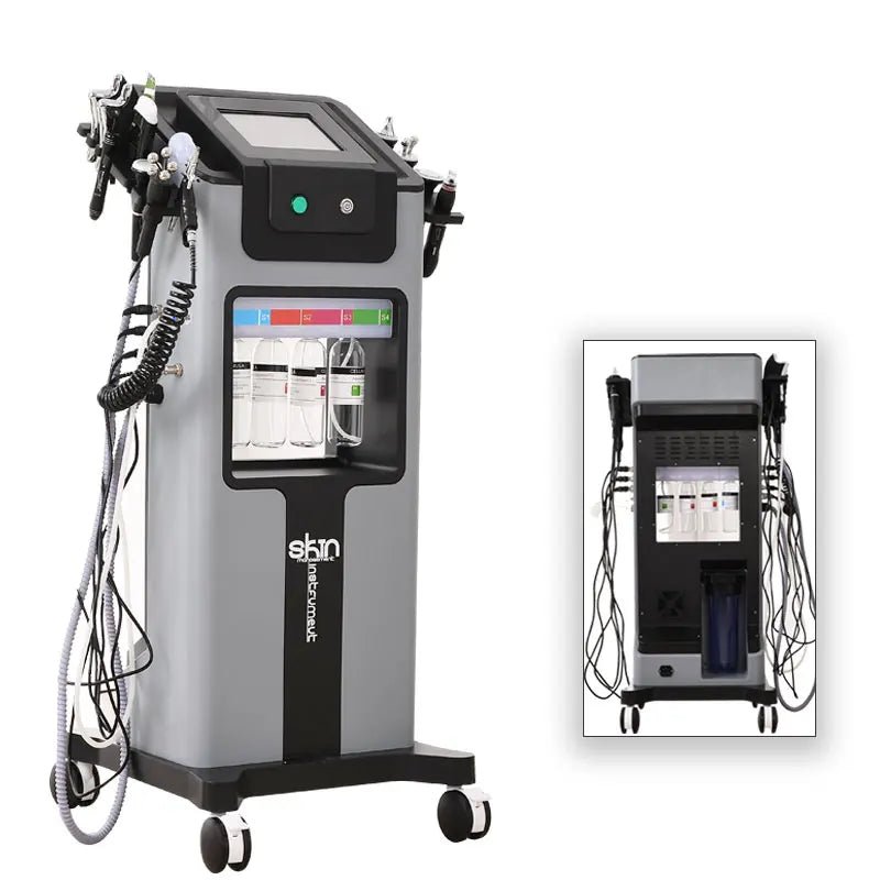 10-in-1 Hydra Aqua Facial Machine — Diamond Dermabrasion, Hydra Peeling & Skin Care System - Authority Asset Brand