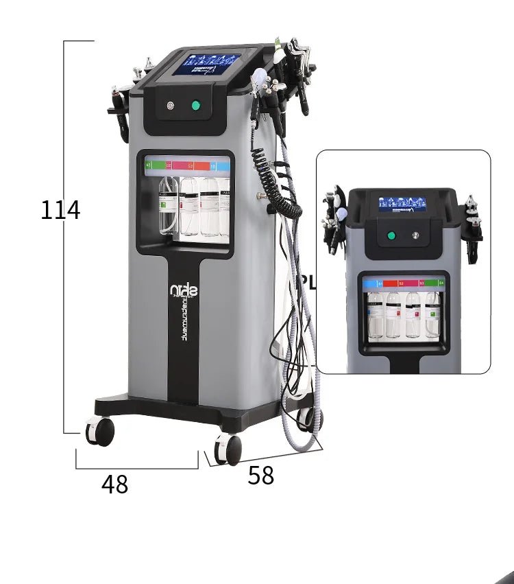 10-in-1 Hydra Aqua Facial Machine — Diamond Dermabrasion, Hydra Peeling & Skin Care System - Authority Asset Brand