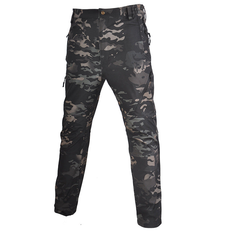 Fleece-Lined Tactical Pants for Men — Softshell Training, Workwear & Winter Camo Pants