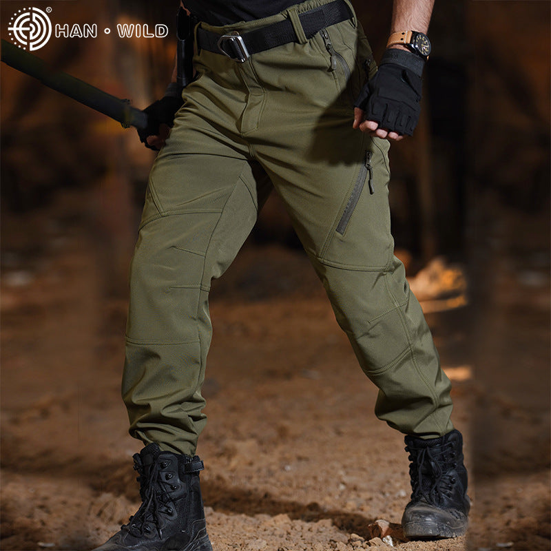 Fleece-Lined Tactical Pants for Men — Softshell Training, Workwear & Winter Camo Pants