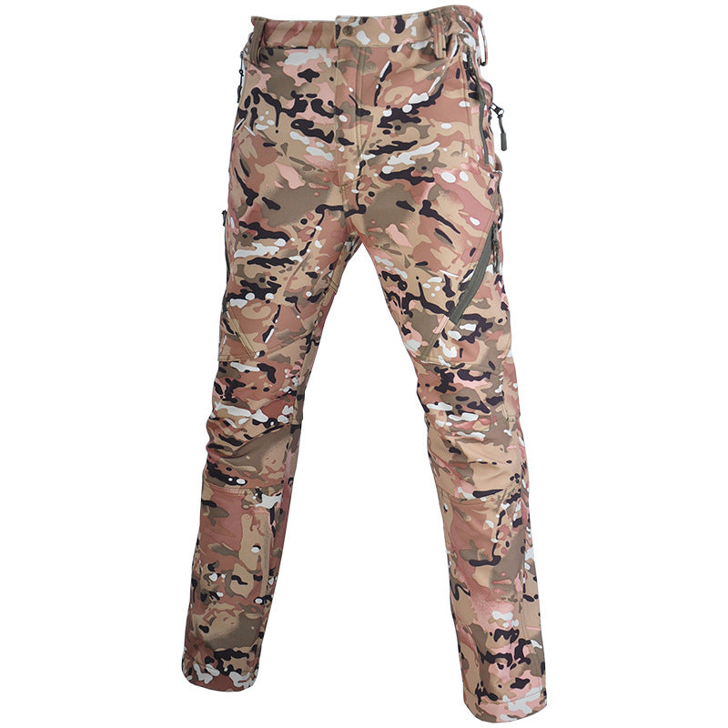 Fleece-Lined Tactical Pants for Men — Softshell Training, Workwear & Winter Camo Pants