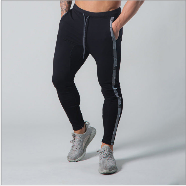 Men's Training Breathable Leggings — Slim-Fit Cotton Sports Pants for Running & Basketball