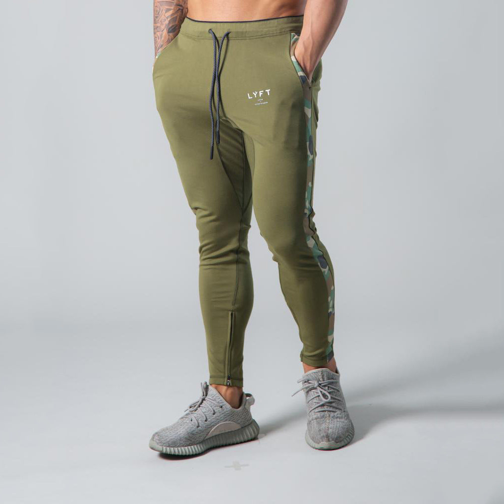 Men's Training Breathable Leggings — Slim-Fit Cotton Sports Pants for Running & Basketball