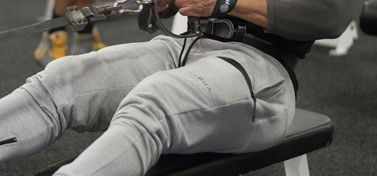 Men's Running Fitness Cotton Sports Pants — Casual Training Trousers for Gym & Everyday Wear