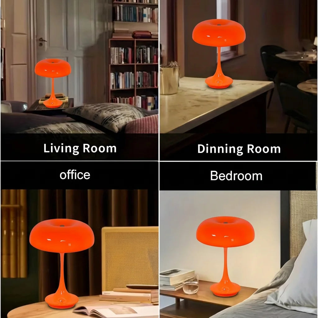 Mushroom Night Light – 3 Light Colors & Dimming
