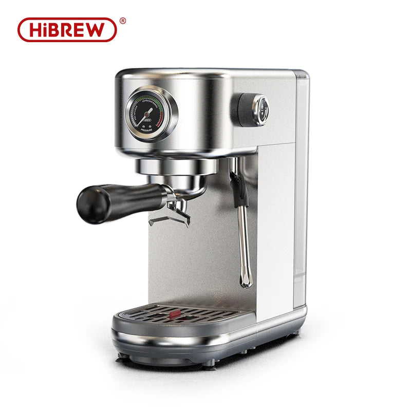 Barista-Level Espresso at Home — HiBREW H10B 20-Bar Semi-Automatic Espresso Machine | Temperature Control, Hot & Cold, Slim Design