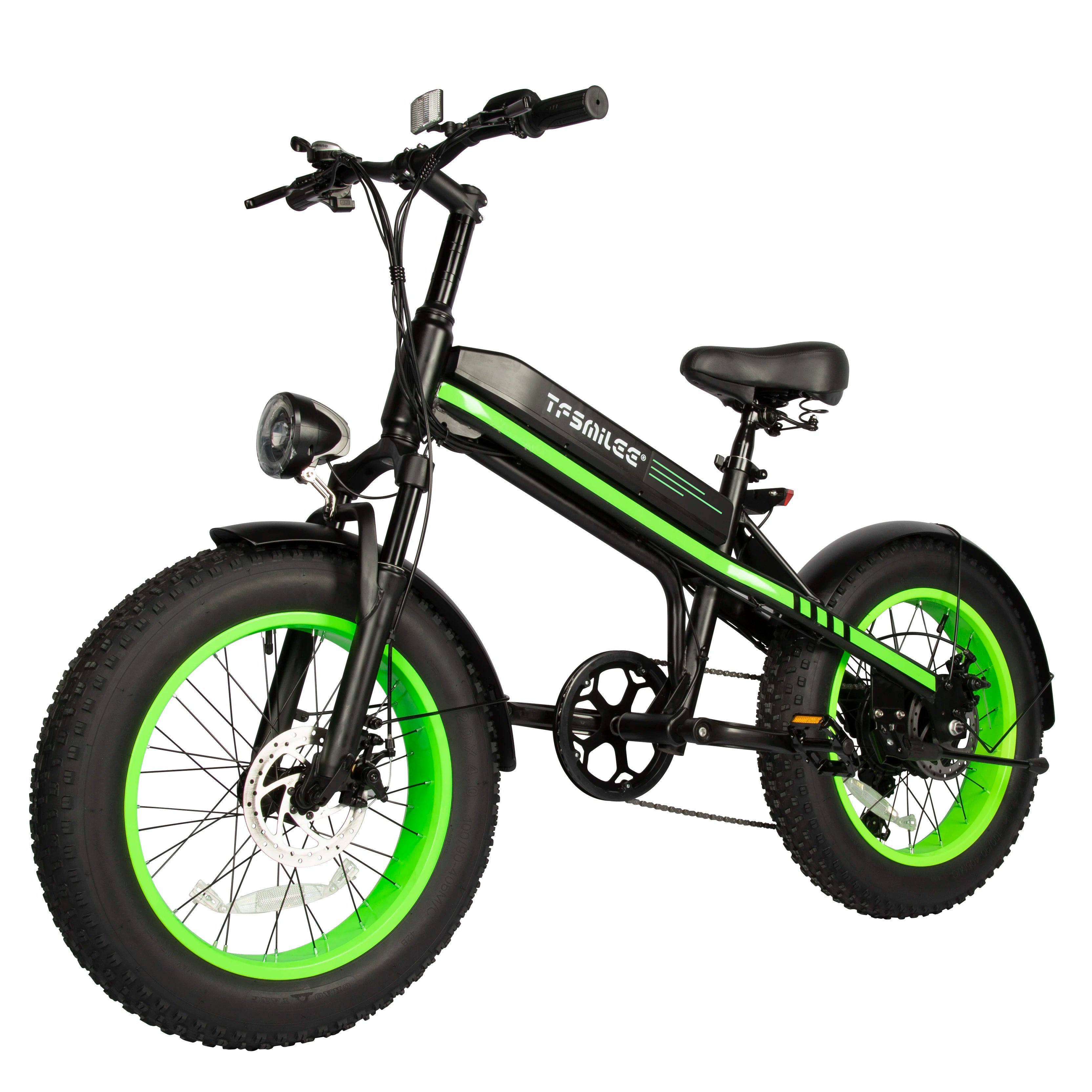 500W Fat Tire Electric Mountain & City Bike — 36V 10Ah 20" Removable Battery Adult E-Bike (USA Warehouse)