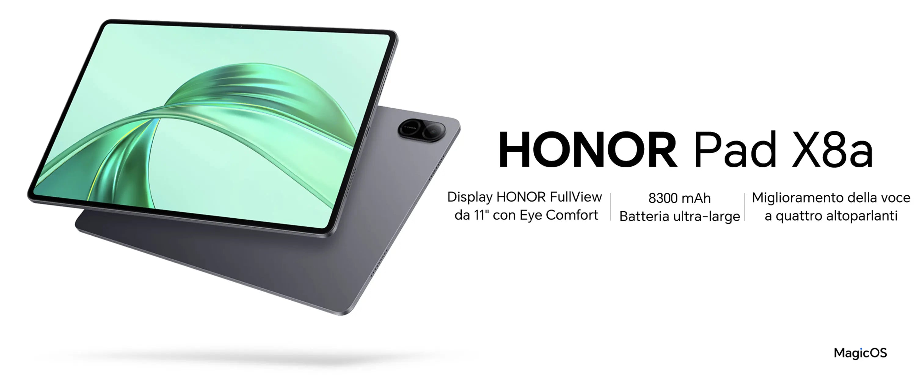 HONOR Pad X8a 11" Android 14 Tablet – 4GB RAM, 64GB, 90Hz, 8300mAh, 4 Speakers