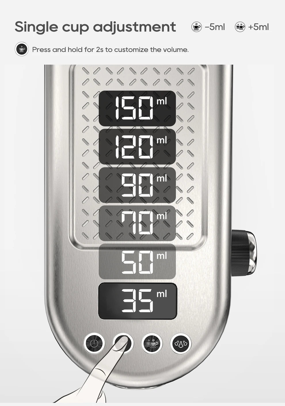 Barista-Level Espresso at Home — HiBREW H10B 20-Bar Semi-Automatic Espresso Machine | Temperature Control, Hot & Cold, Slim Design