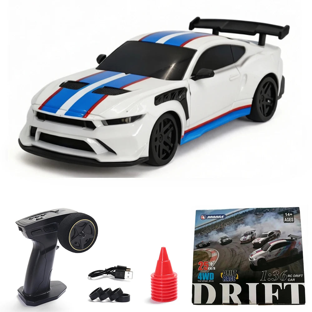 1:36 4WD Mini RC Off-Road Crawler Car with LED Lights – Remote Control Toy for Kids & Adults