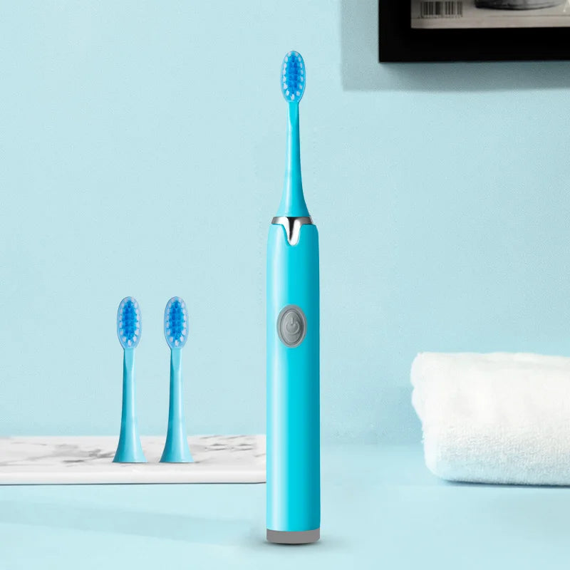 Tongwode Sonic Electric Toothbrush – IPX7 Waterproof, Soft Bristle, 3 Modes, Replaceable Heads