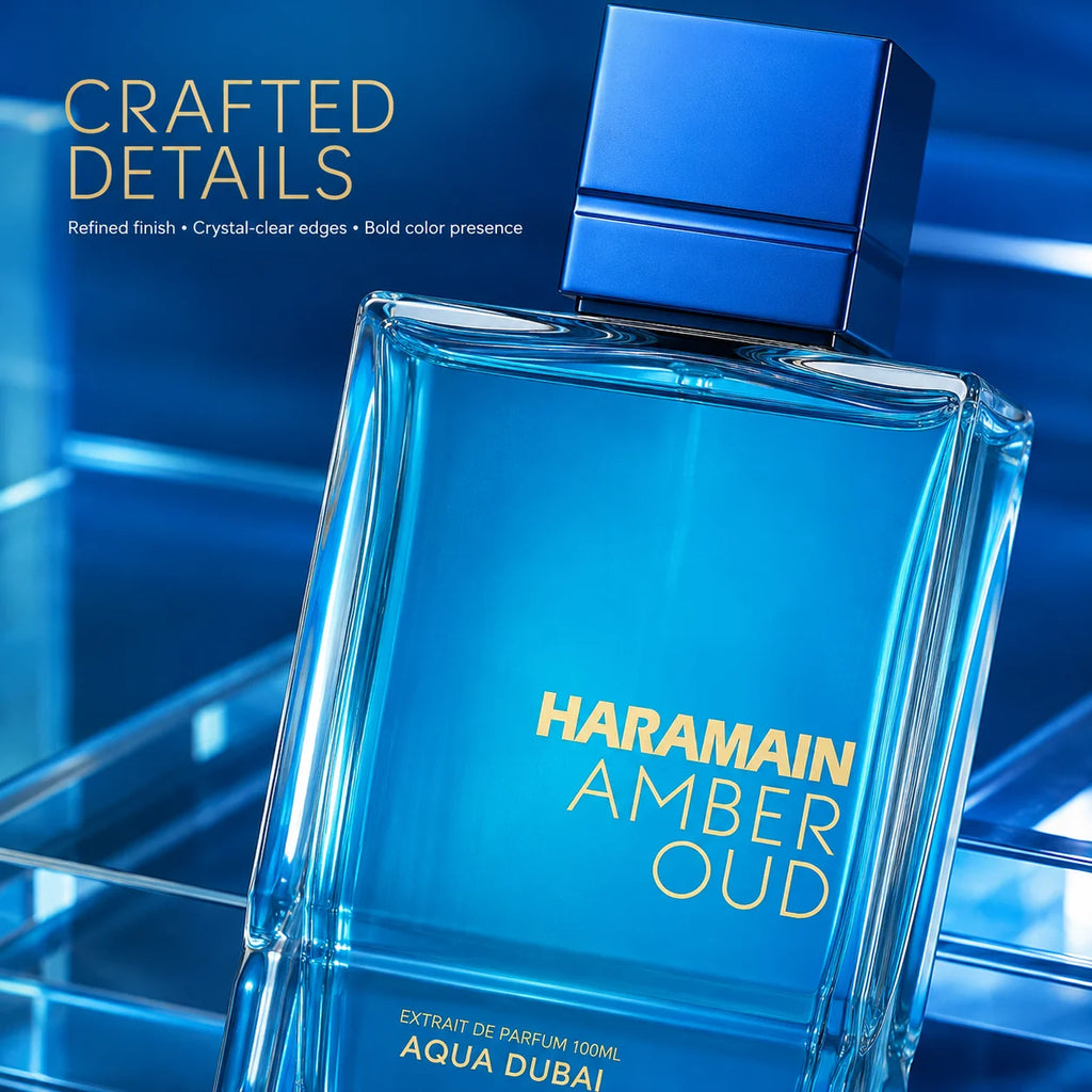 Al Haramain Amber Oud Aqua Dubai Extrait de Parfum – Aquatic Citrus Amber Woody