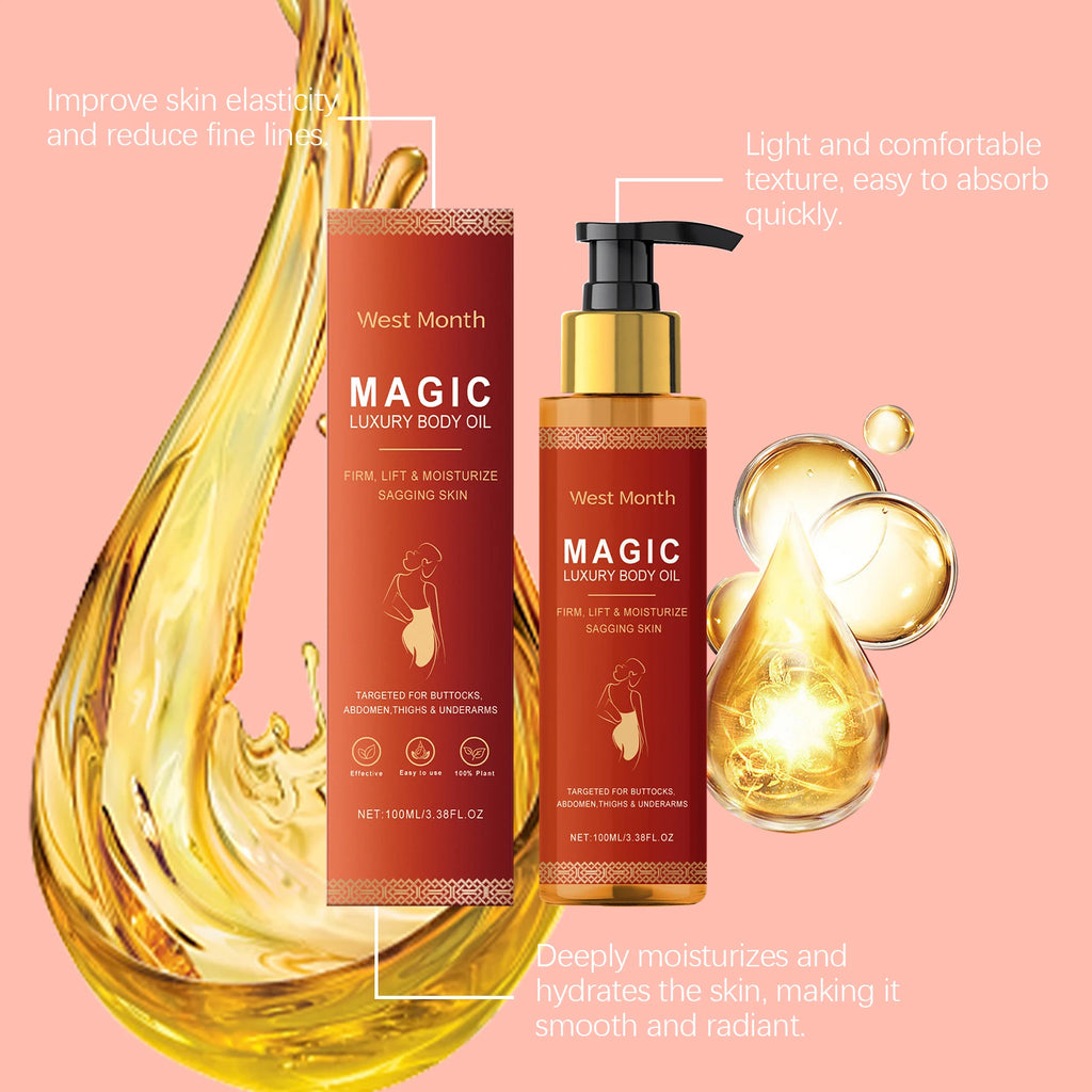 Firming Body Oil — Tightening & Nourishing Essential Oil for Skin Elasticity, Dryness & Smoothness