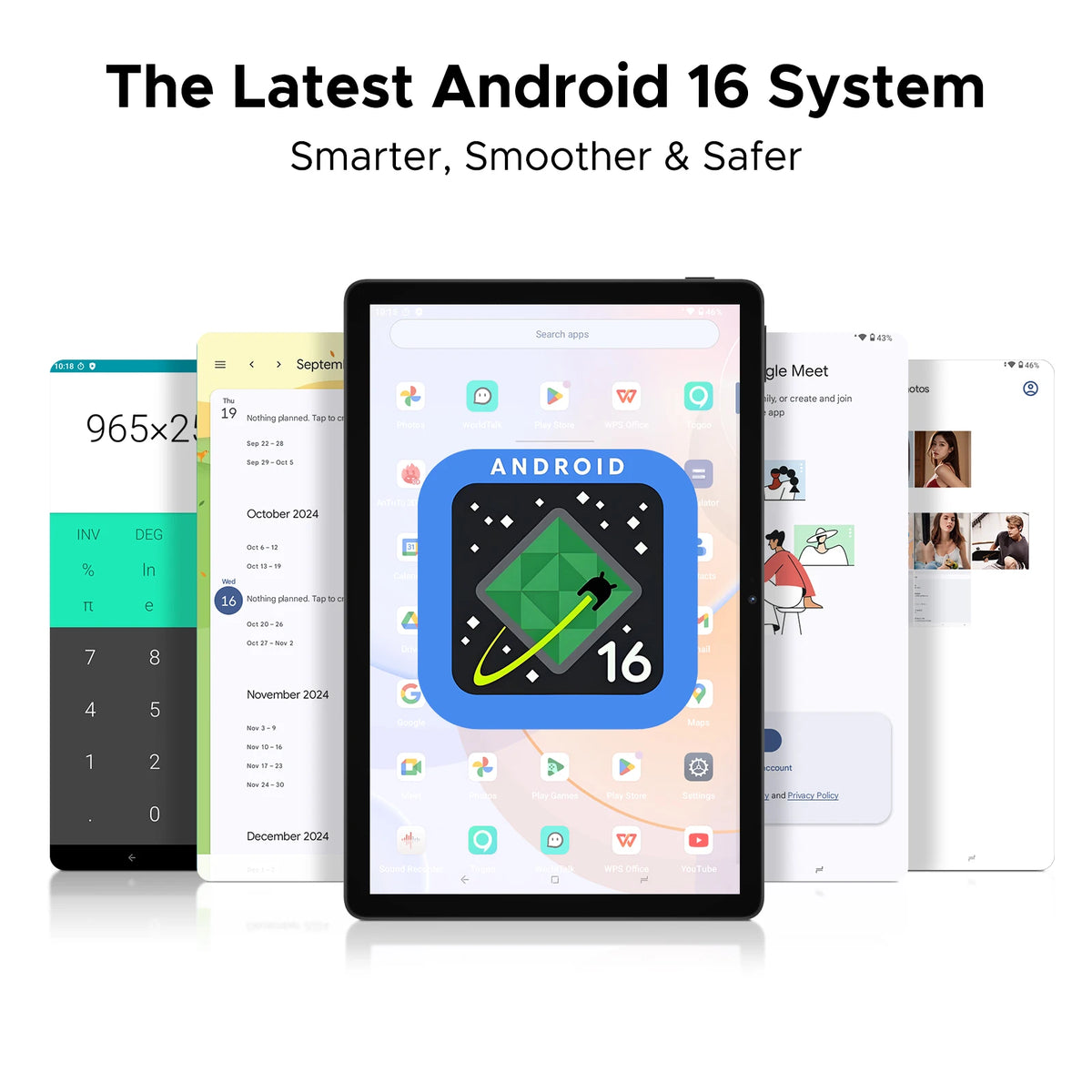 DOOGEE U11 11" Android 15 Tablet – 90Hz Display, 4GB RAM, 128GB ROM, 8580mAh, Dual Speaker, Widevine L1