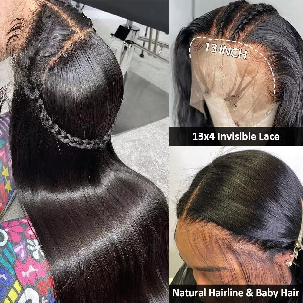 Vietnamese Human Hair Wigs Super Double Drawn Bone Straight Glueless Wigs Human Hair 7x5 Ready To Wear Wig Raw Virgin Hair