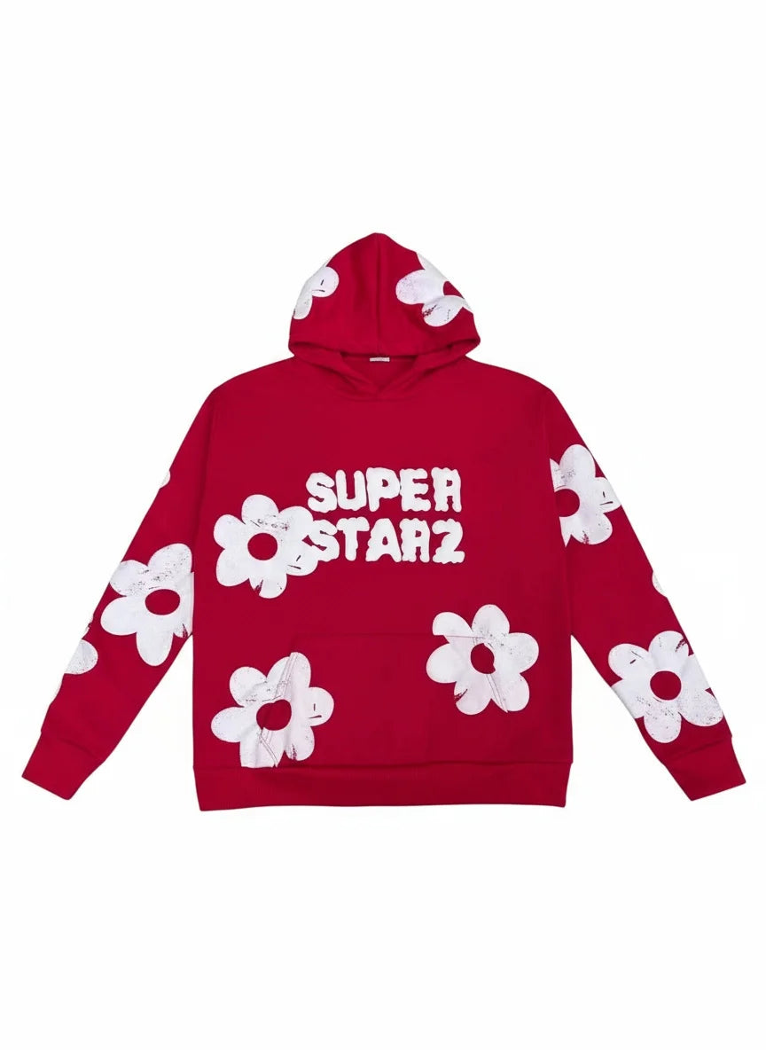 Men's Letter Print Zip-Up Hooded Sweatshirt – Hip Hop Loose Street Casual Jacket