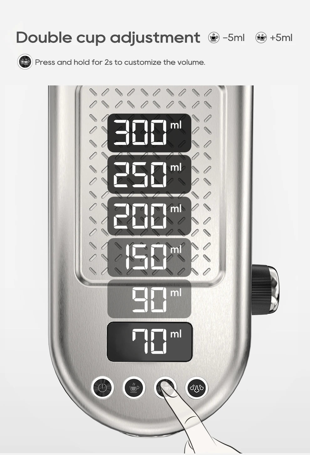 Barista-Level Espresso at Home — HiBREW H10B 20-Bar Semi-Automatic Espresso Machine | Temperature Control, Hot & Cold, Slim Design