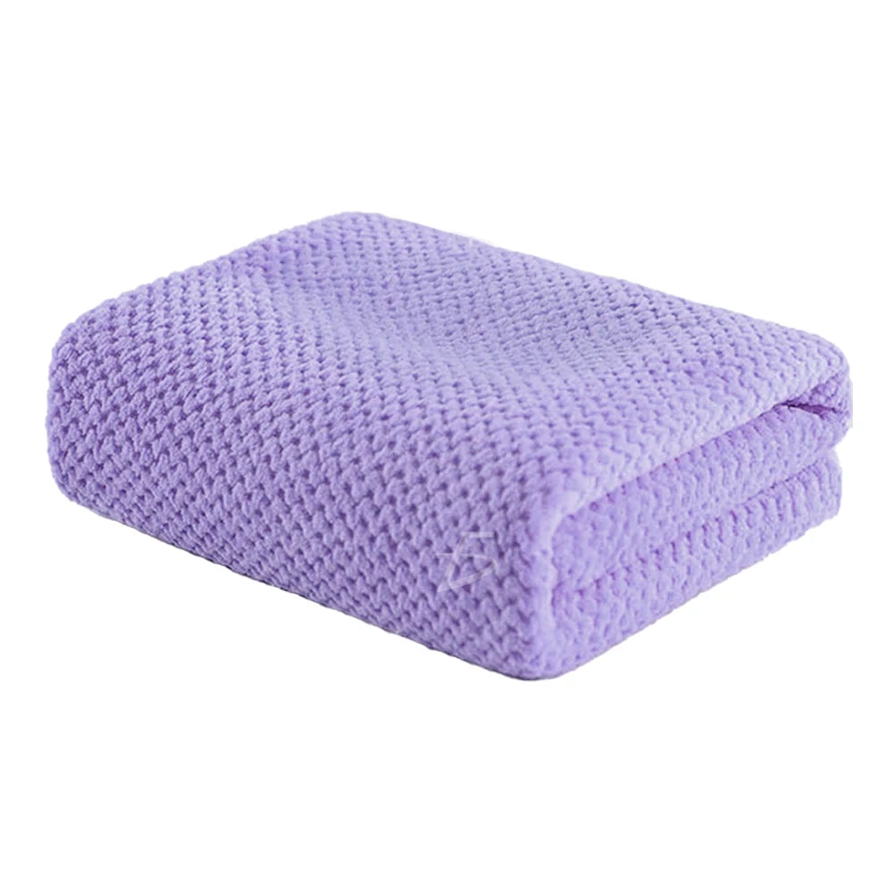 ELE-GATE 2-in-1 Soft Cotton Bath Towel Set — Absorbent Lint-Free Home Comfort Towels