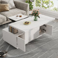 Modern coffee table with double lifting mechanism, hidden storage-load capacity up to 50 kg-residential furniture