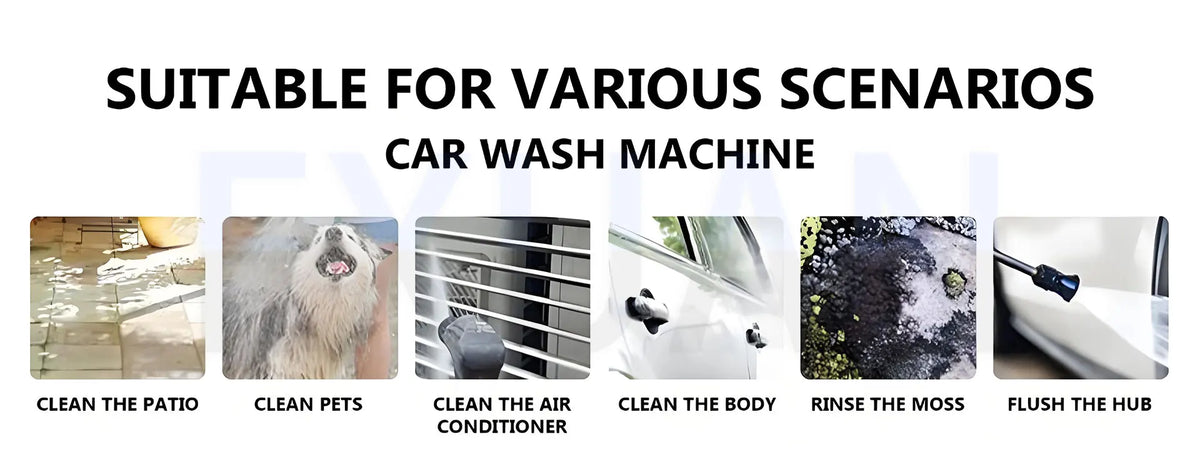 Electric Pressure Washer – EXUAN 220V Induction Motor