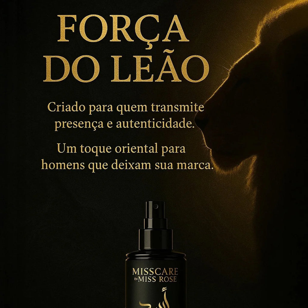Men’s Lion Strength Body Splash 200ml – Oriental Woody Cologne Deodorant
