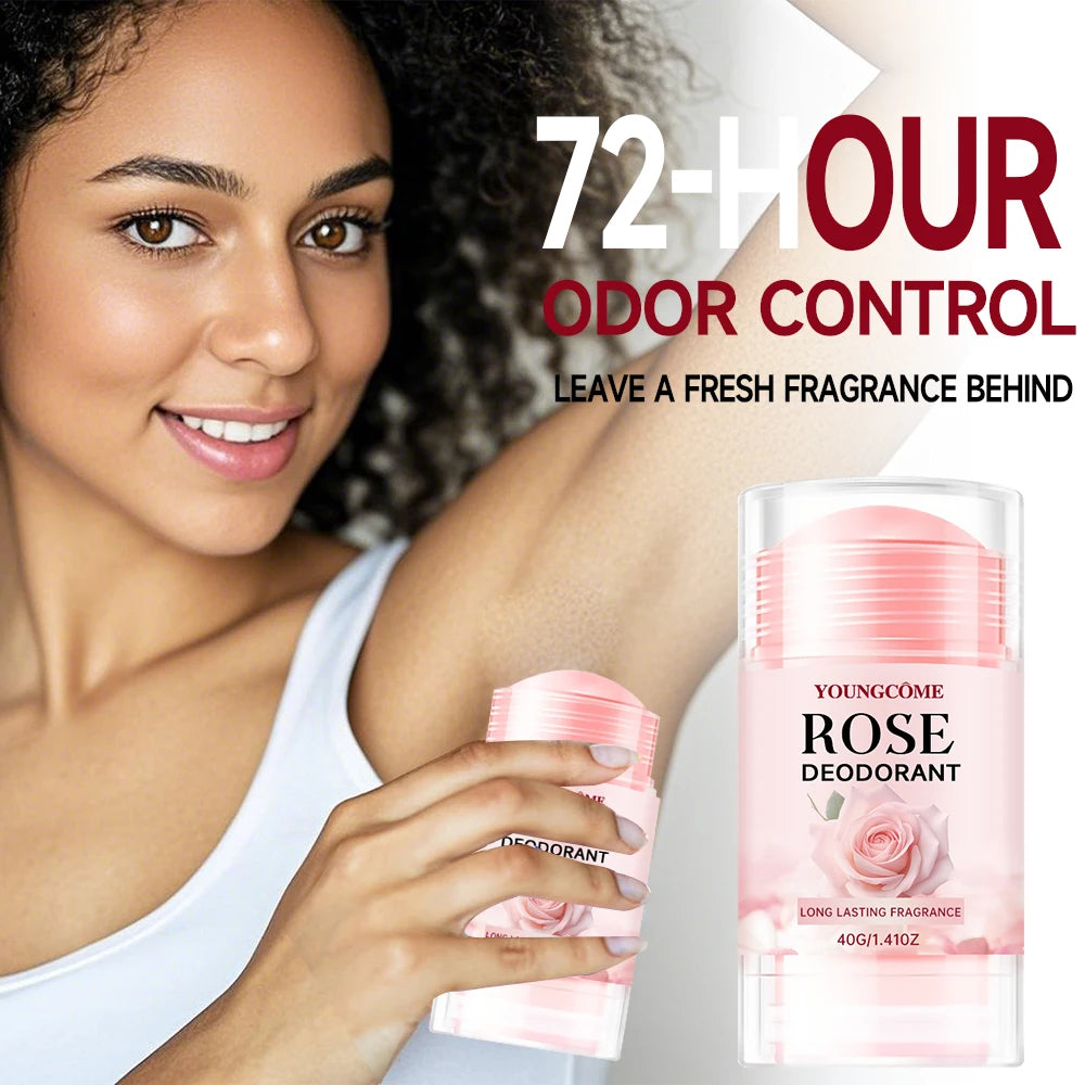 Pink Rose Essentials Deodorant Stick – Long-Lasting Fragrance Cream