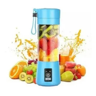 Mini Portable USB Rechargeable Blender – 6-Blade Personal Smoothie Maker for Travel & Home