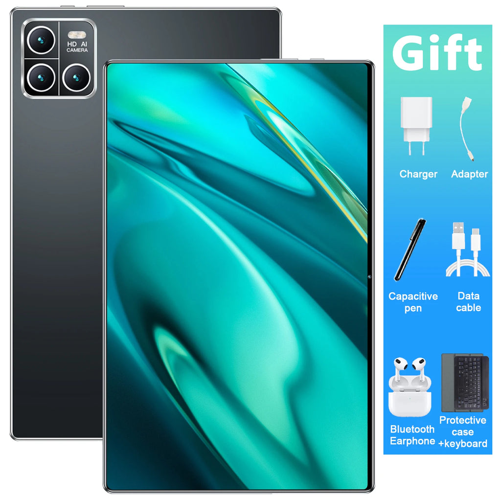 10.36" Android 13 Tablet – 16GB RAM, Up to 1TB ROM, 5G Wi-Fi, Dual SIM, GPS