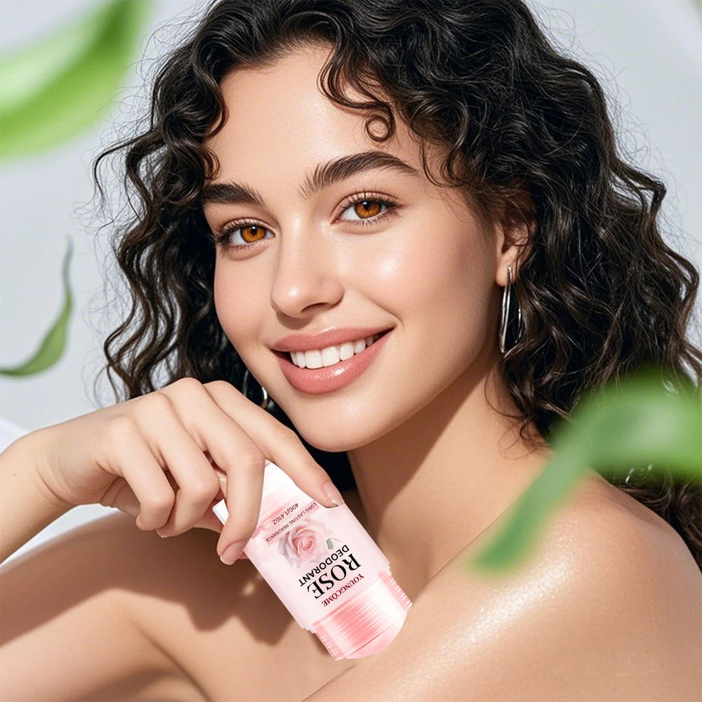 Pink Rose Essentials Deodorant Stick – Long-Lasting Fragrance Cream