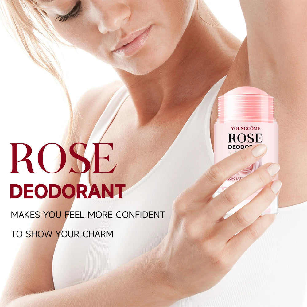 Pink Rose Essentials Deodorant Stick – Long-Lasting Fragrance Cream