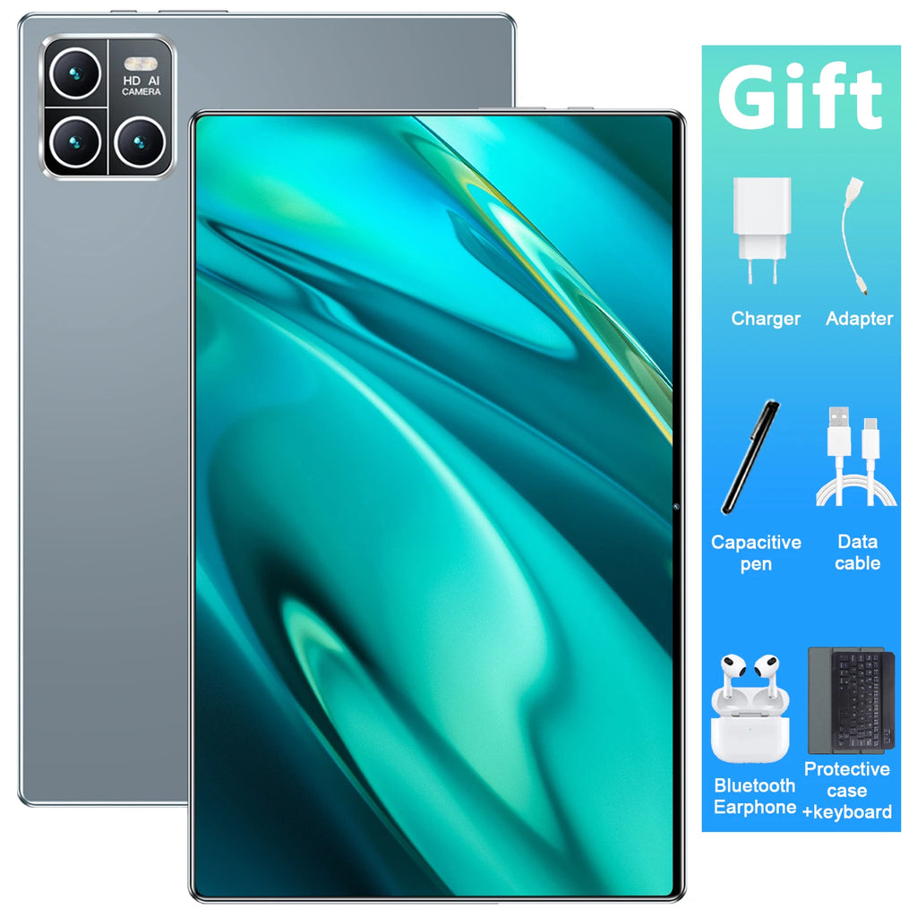 10.36" Android 13 Tablet – 16GB RAM, Up to 1TB ROM, 5G Wi-Fi, Dual SIM, GPS