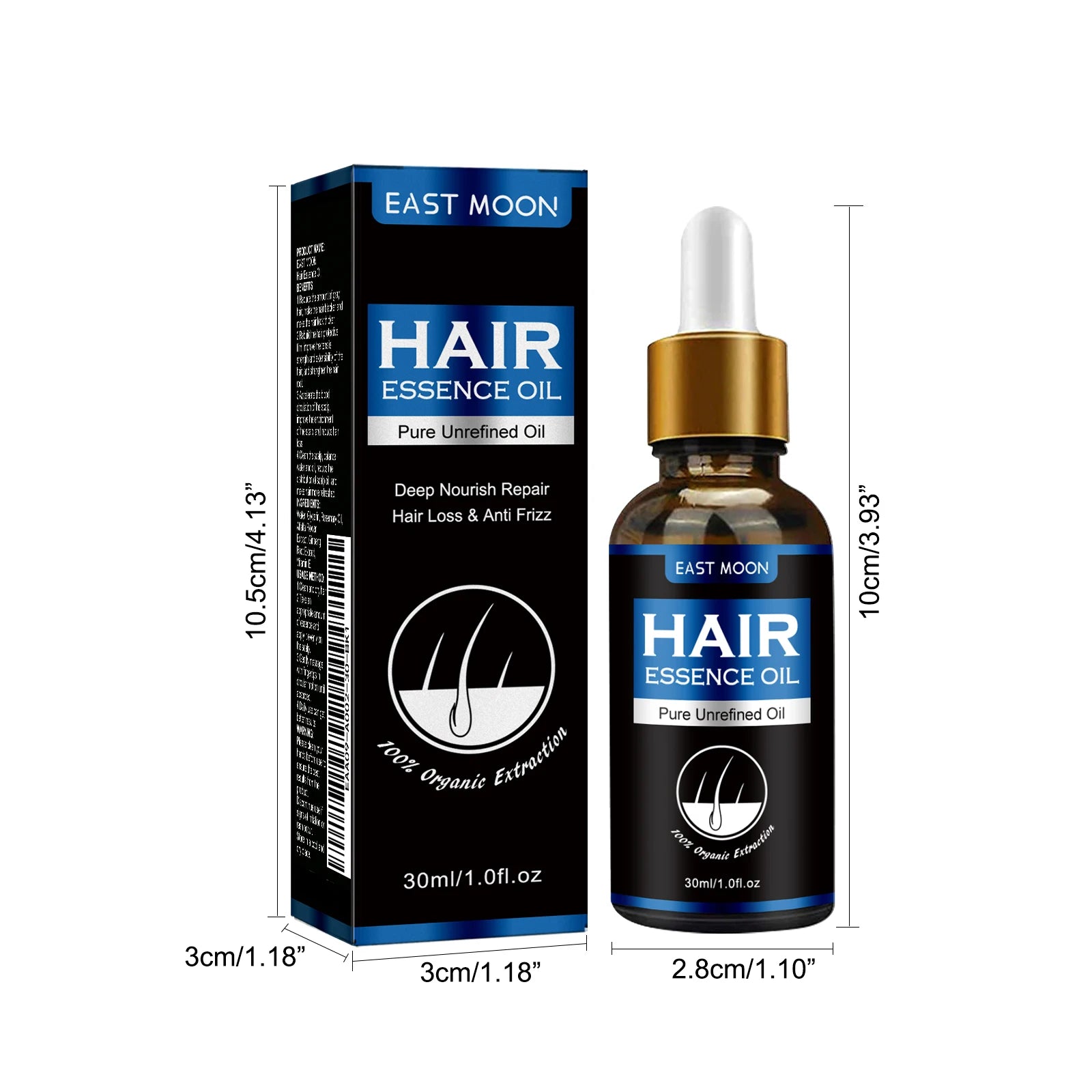 East Moon Men's Hair Growth Essence 30ml — Strengthen, Nourish & Prevent Hair Loss