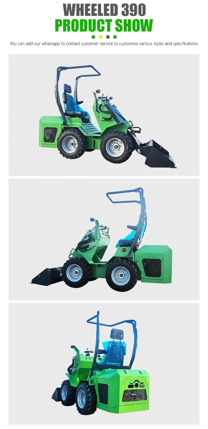 Nicosail 13.5KW Diesel Mini Skid Steer Loader – Compact Seat-Ride for Construction & Farm