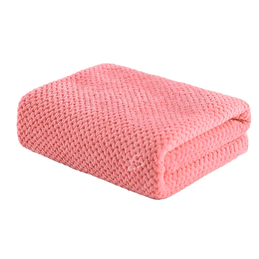 ELE-GATE 2-in-1 Soft Cotton Bath Towel Set — Absorbent Lint-Free Home Comfort Towels