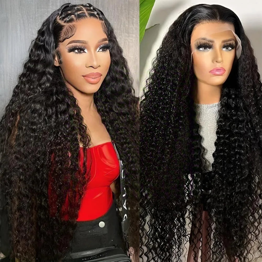 250 Density Lace Front Wig Human Hair 13x4 Jerry Curly Wigs for Women Pre Plucked with Natural Hair Brazilian Virgin