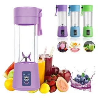 Mini Portable USB Rechargeable Blender – 6-Blade Personal Smoothie Maker for Travel & Home