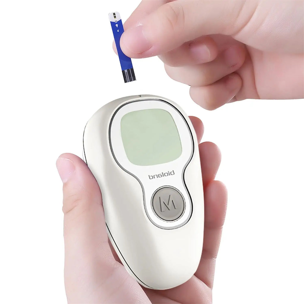 Blood Glucose Meter Kit – Auto Coding 5-Second Fast Read Large LCD with Test Strips Lancets & Lancing Device