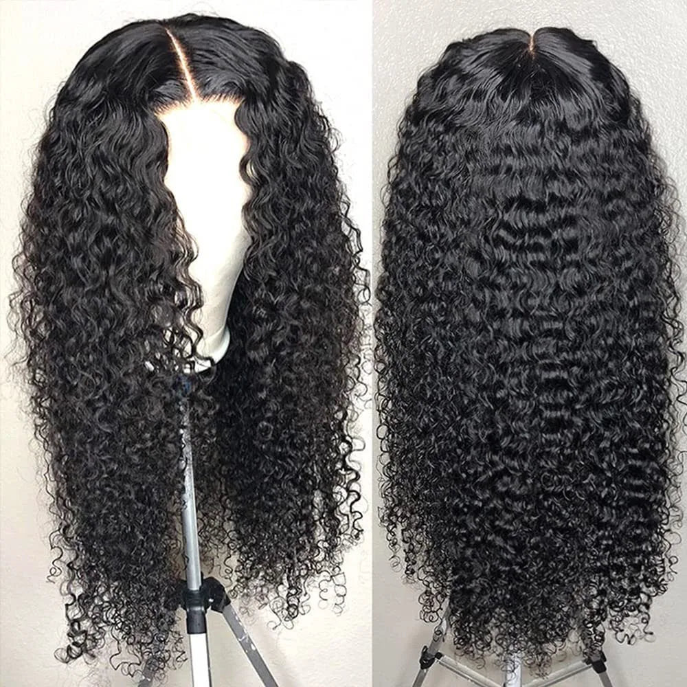 250 Density Lace Front Wig Human Hair 13x4 Jerry Curly Wigs for Women Pre Plucked with Natural Hair Brazilian Virgin