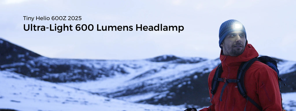 FLEXTAIL TINY HELIO 600Z Headlamp – 600 Lumens, IP67, Replaceable Battery, 6 Modes