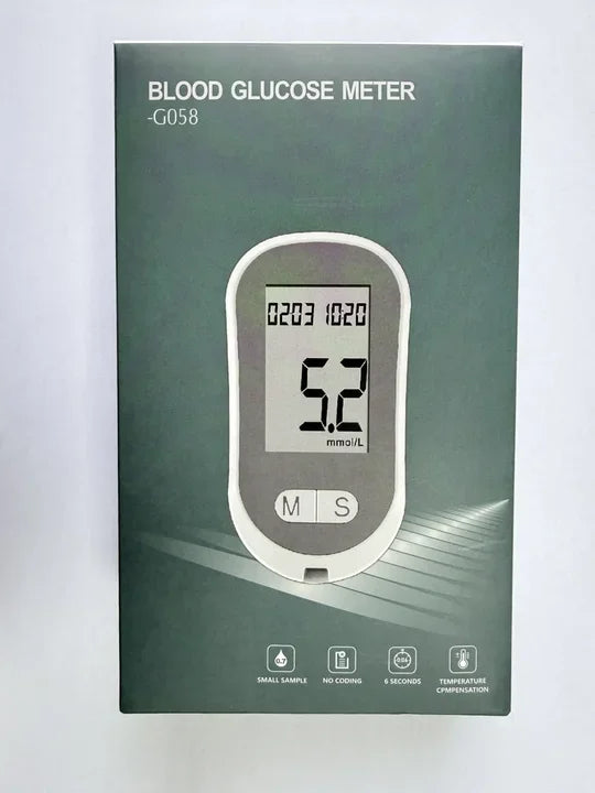 VivaGuard Blood Glucose Monitor Kit – No Coding Glucometer with Test Strips, Lancets & High-Precision 5-Second Results