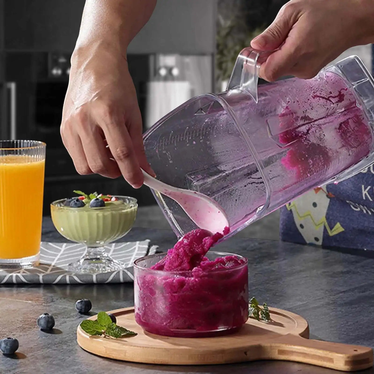 6000W Powerful Blender – 2.5L Container, Ice, Nut & Fruit Smoothie Maker, Food Processor